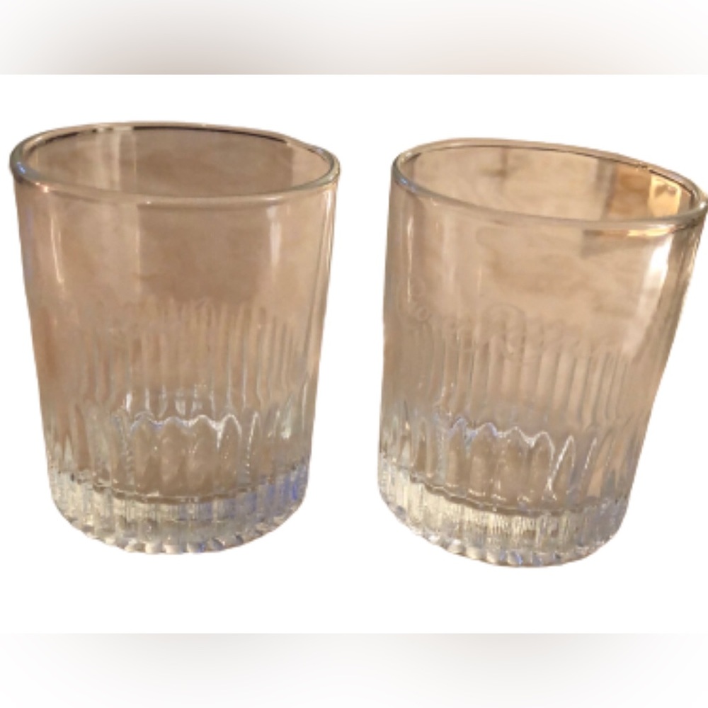 SET OF 2 CROWN ROYAL DRINK GLASSES • COLLECTIBLE